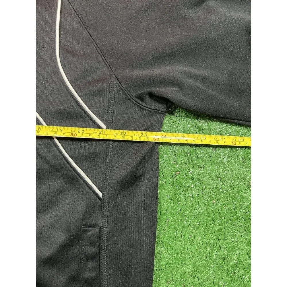 Vintage Nike Y2k Black Full Zip Up Track Jacket mens size X-Large‎
